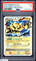 Electivire LV. X 2007 Pokemon Diamond & Pearl Mysterious Treasures PSA 1 #121