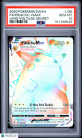 Pikachu VMAX 2020 Pokemon Vivid Voltage Vivid Voltage-Secret Fa #188 PSA 10