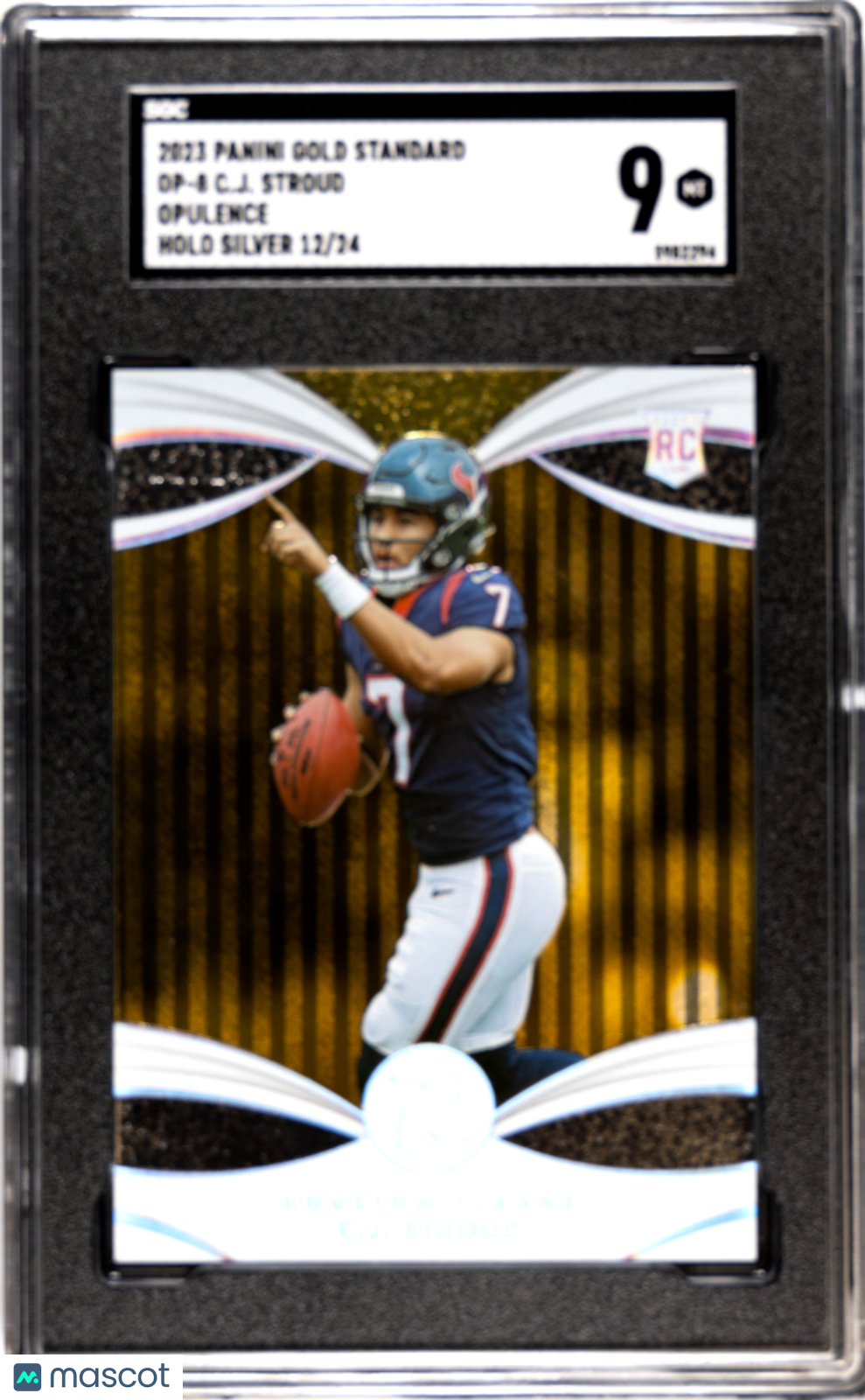CJ Stroud 2023 Gold Standard Opulence Rookie RC Houston Texans 12/24 SGC 9