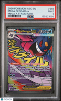 Mega Gengar EX 2026 Pokemon Ascended Heroes Mega Attack Rare PSA 9 #269