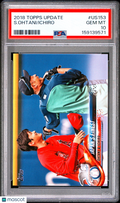 Shohei Ohtani / Ichiro 2018 Topps Update Japan's Finest Rookie RC Angels PSA 10
