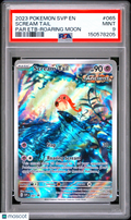 Scream Tail 2023 Pokemon SVP EN-SV Black Star Promo Par Etb-Roaring Moon PSA 9 #065