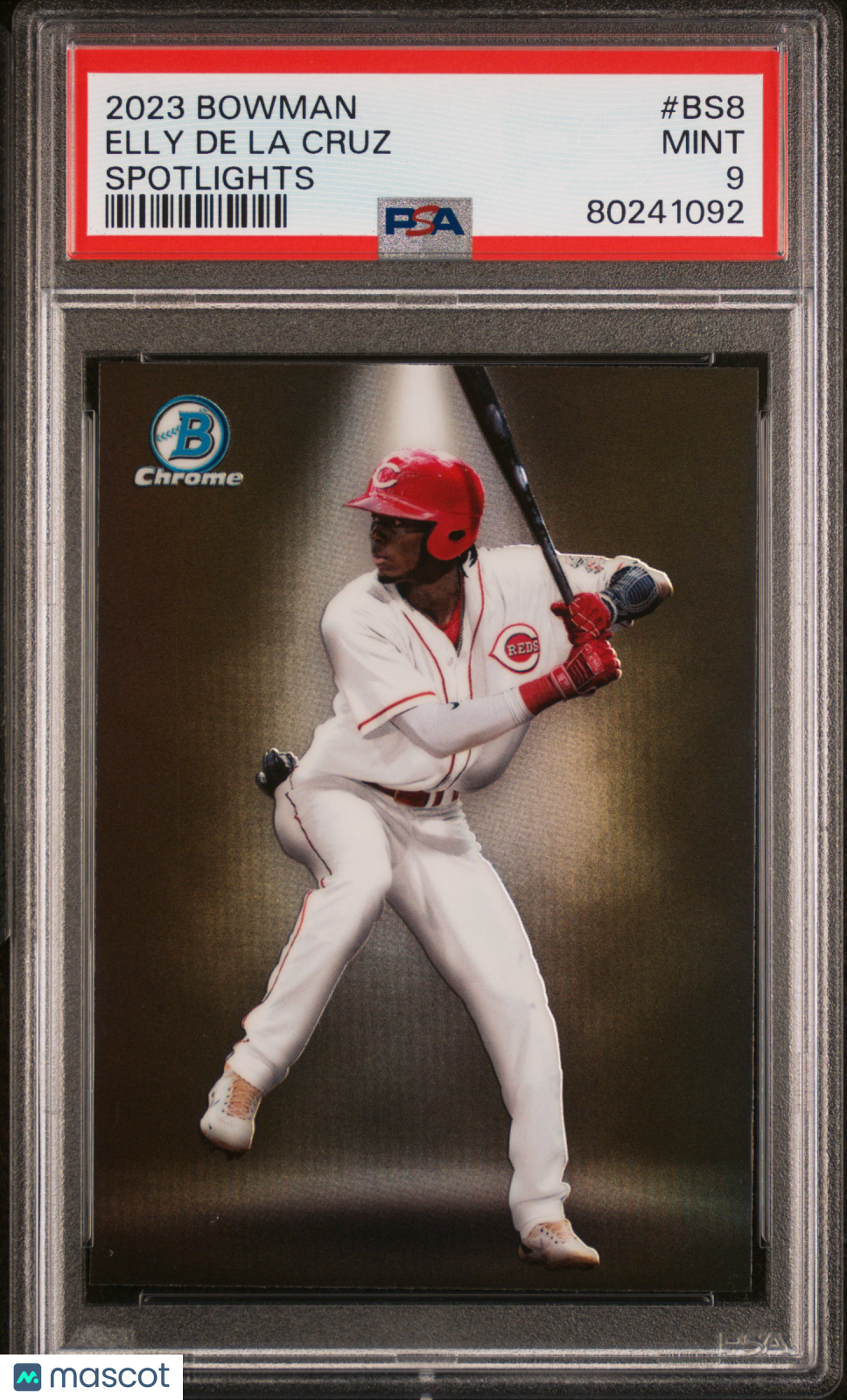 Elly De La Cruz 2023 Bowman Spotlight Rookie RC Cincinnati Reds PSA 9
