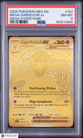 Mega Gardevoir EX 2025 Pokemon Mega Evolution Hyper Rare PSA 8 #187