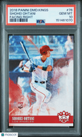 Shohei Ohtani 2018 Panini Diamond Kings Facing Right Rookie RC Angels #76 PSA 10