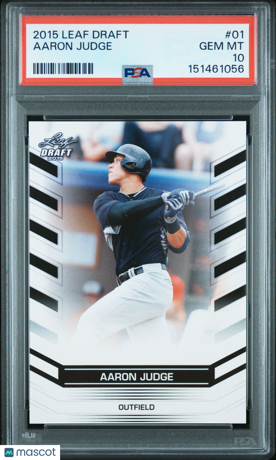 Aaron Judge 2015 Leaf Draft Rookie RC New York Yankees #01 PSA 10