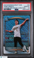 Jamie Arnold 2025 Bowman Chrome Image Variation SSP RC Athletics PSA 10