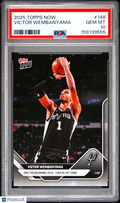 Victor Wembanyama 2025 Topps Now San Antonio Spurs #148 PSA 10