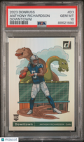 Anthony Richardson 2023 Donruss DOWNTOWN CASE HIT RC Rookie Colts PSA 10