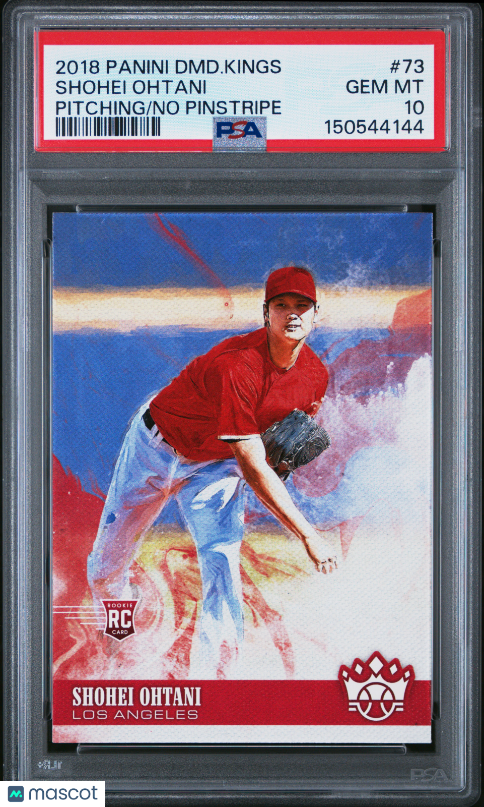 Shohei Ohtani 2018 Diamond Kings Pitching Rookie RC Los Angels Angels PSA 10