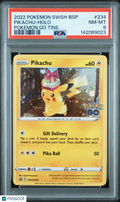 Pikachu 2022 Pokemon Go Black Star Promo Holo PSA 8 #234