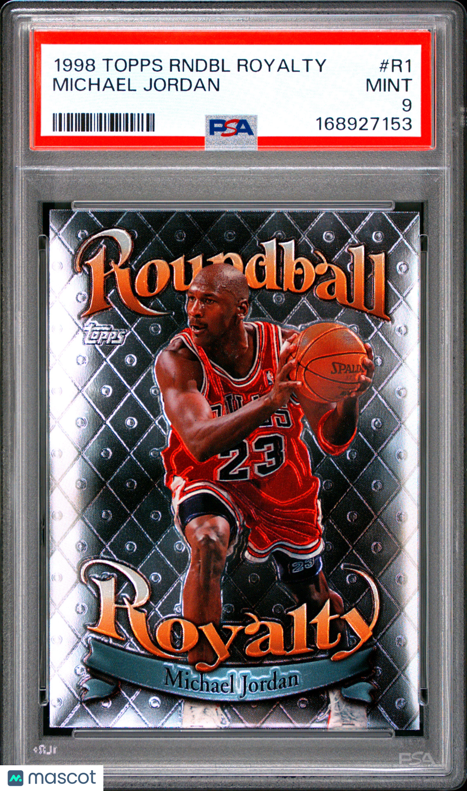 Michael Jordan 1998 Topps Roundball Royalty Chicago Bulls #R1 PSA 9