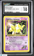 Sabrina's Drowzee 2000 Pokemon Gym Challenge 95/132 1st Edition CGC 10 #95/132