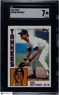 Don Mattingly 1984 Topps Rookie RC New York Yankees #8 SGC 7