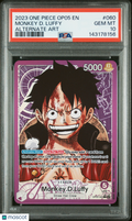 Monkey D. Luffy 2023 One Piece Awakening Of The New Era Alternate Art PSA 10 #60