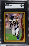 Randy Moss 1998 Topps Rookie Card RC Minnesota Vikings #352 SGC 9