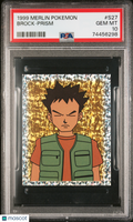 Brock 1999 Merlin Pokemon Prism #S27 PSA 10