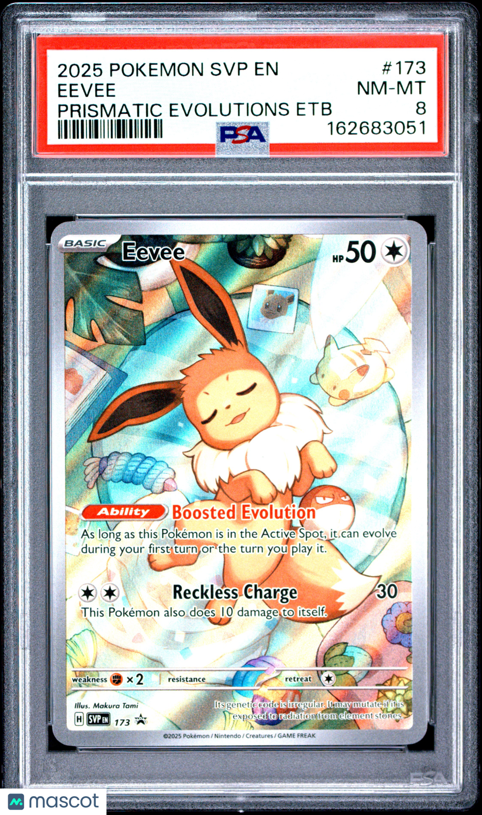 Eevee 2025 Pokemon SVP EN-Scarlet & Violet Black Star Promo Etb PSA 8 #173