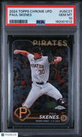 Paul Skenes 2024 Topps Chrome Update Rookie RC Pittsburgh Pirates #27 PSA 10