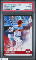 Shohei Ohtani 2018 Diamond Kings Facing Right Rookie RC Los Angels Angels PSA 10