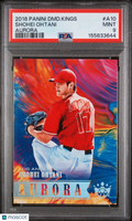 Shohei Ohtani 2018 Diamond Kings Aurora Rookie RC Los Angeles Angels PSA 9