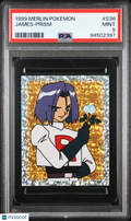 James 1999 Merlin Pokemon Prism #S36 PSA 9