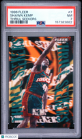 Shawn Kemp 1996-97 Fleer Thrill Seekers Seattle Supersonics #7 PSA 7