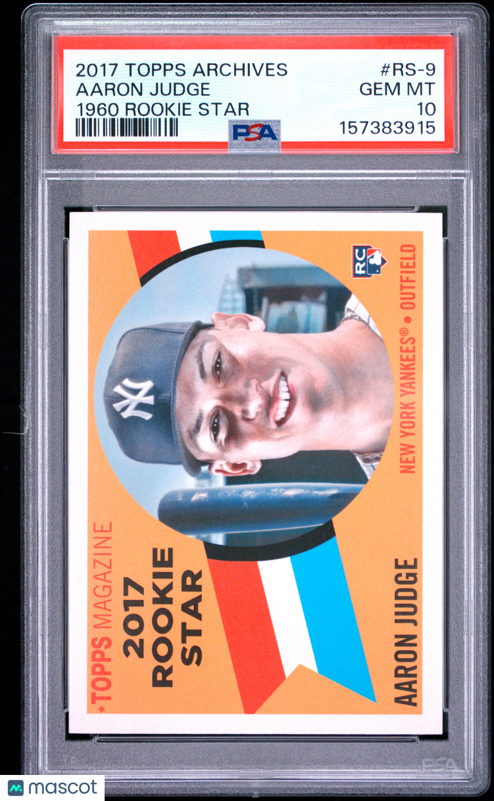 Aaron Judge 2017 Topps Archives '60 Rookie Star RC New York Yankees #RS9 PSA 10