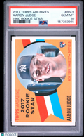 Aaron Judge 2017 Topps Archives '60 Rookie Star RC New York Yankees #RS9 PSA 10