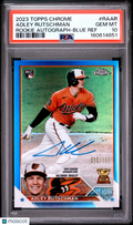 Adley Rutschman 2023 Topps Chrome Auto Autograph RC Orioles 10/150 PSA 10