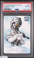 Ahsoka Tano 2010 Star Wars Galaxy Series 5 #502 PSA 8