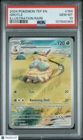Grotle 2024 Pokemon Temporal Forces Illustration Rare PSA 10 #164