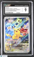 Pikachu 2022 Pokemon Scarlet & Violet Promo Chinese CGC 9 #001/SV-P