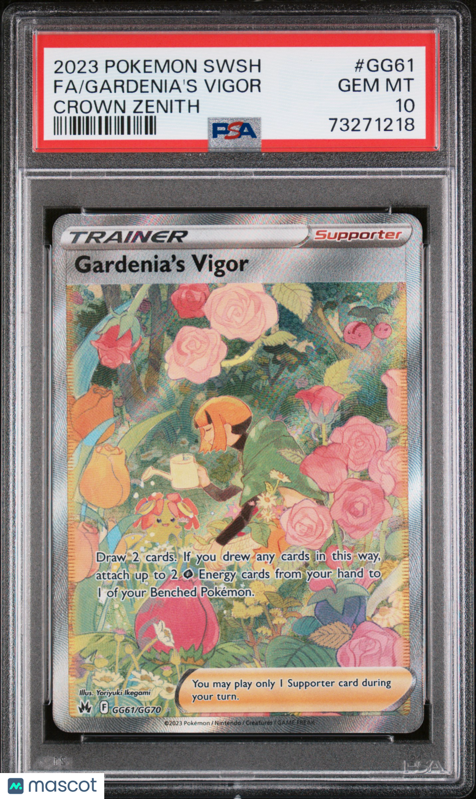 Gardenia's Vigor 2023 Pokemon  Crown Zenith Crown Zenith PSA 10 #GG61