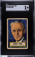 Henry Ford 1952 Topps Look 'n See #31 SGC 1