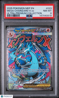 Mega Charizard X EX 2025 Pokemon Mega Evolution UPC Black Star Promo PSA 8 #023