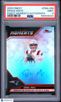 Drake Maye 2025 Topps Finest Moments Auto Autograph New England Patriots PSA 9