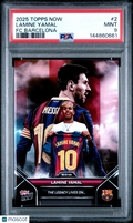 Lamine Yamal 2025-2026 Topps Now FC Barcelona #2 PSA 9