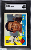 Sandy Koufax 1960 Topps Card Los Angeles Dodgers #343 SGC 4