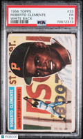 Roberto Clemente 1956 Topps White Back 2nd Year Card Pirates #33 PSA 1.5
