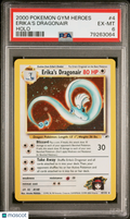 Erika's Dragonair 2000 Pokemon Gym Heroes Holo PSA 6 #4