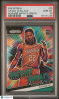Cason Wallace 2023 Prizm Instant Impact Green Rookie RC Thunder PSA 10