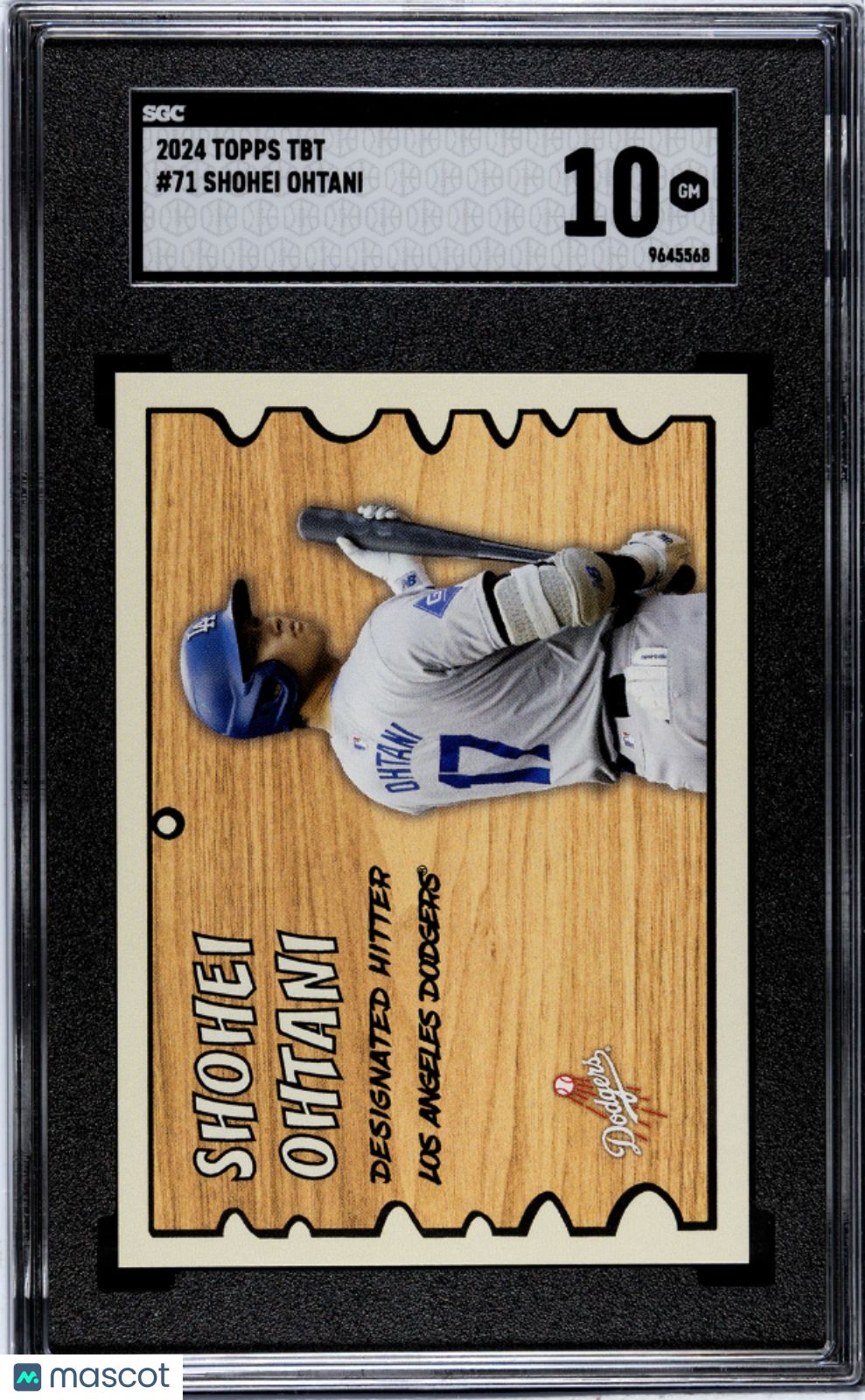 Shohei Ohtani 2024 Topps TBT Insert Los Angeles Dodgers #71 SGC 10